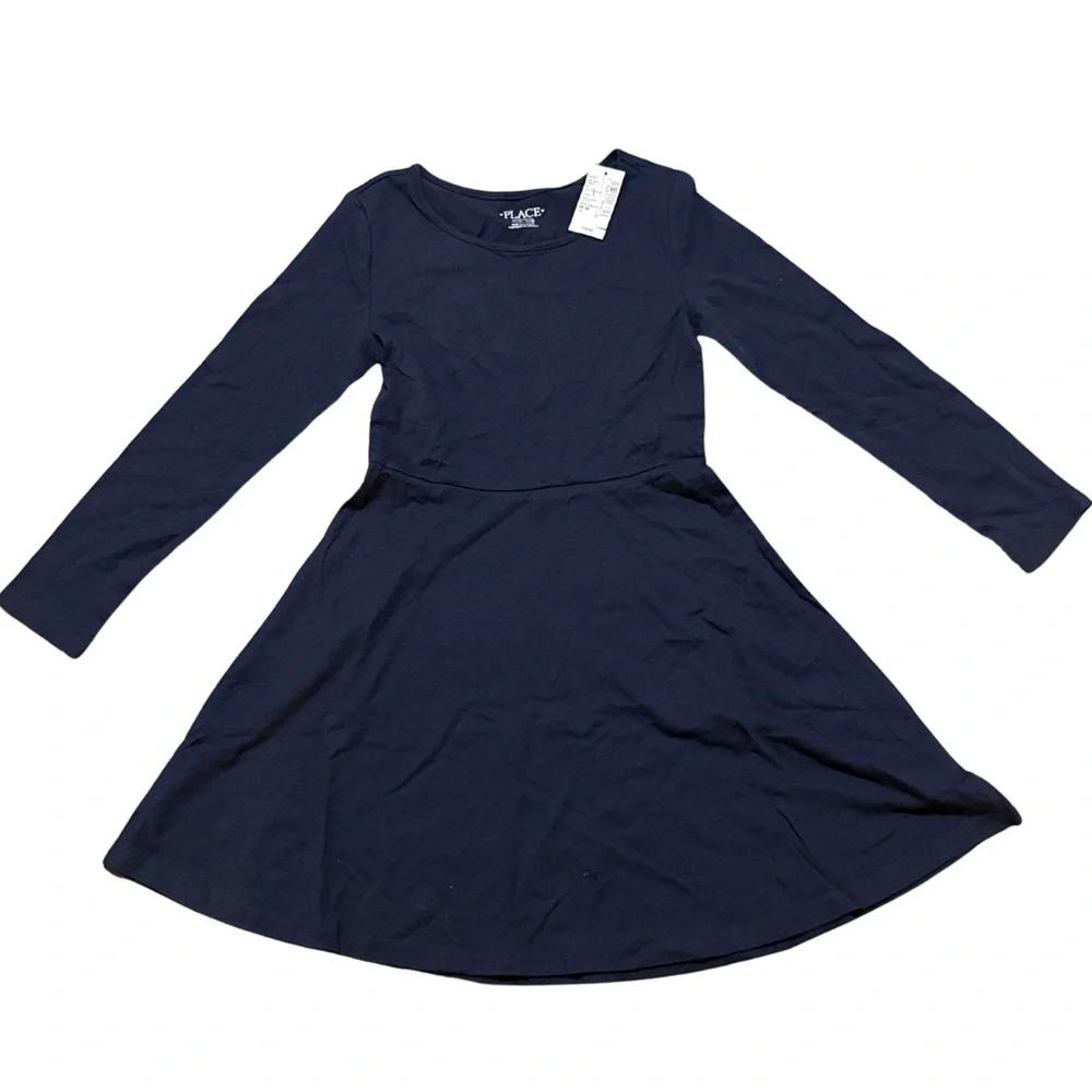 The Children’s Place Girls Everyday Dress Size M (7/8) NEW WITH TAGS - Picture 2 of 3